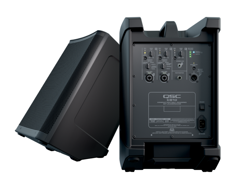 QSC CB10 Compact Battery-Powered Loudspeaker System