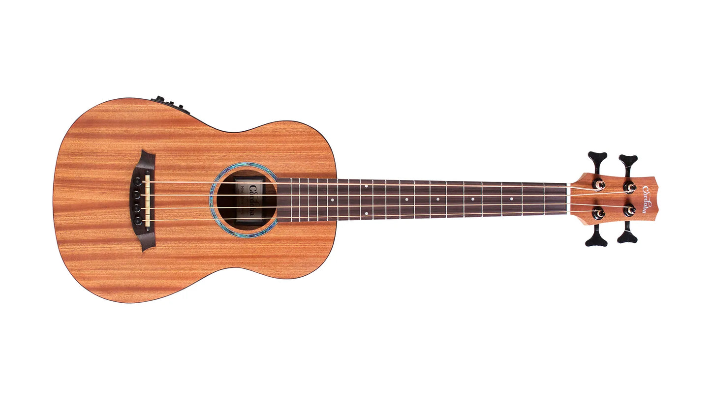 Cordoba Mini II Bass MH-E Acoustic-electric Bass Guitar - Mahogany