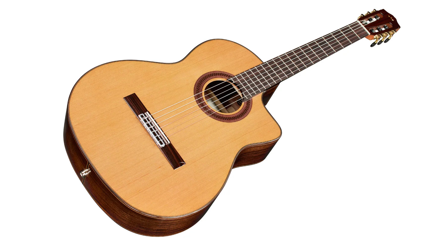 Cordoba C7-CE Nylon String Acoustic-electric Guitar - Cedar