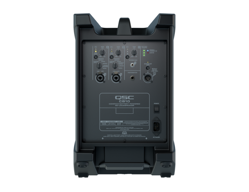 QSC CB10 Compact Battery-Powered Loudspeaker System