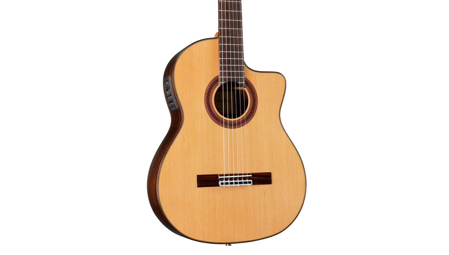 Cordoba C7-CE Nylon String Acoustic-electric Guitar - Cedar