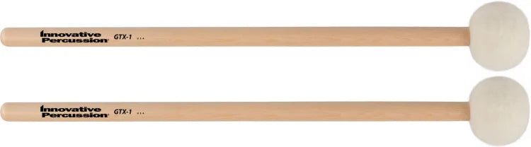 Innovative Percussion GTX-1 General Timpani Mallets - Soft - Straight Handle