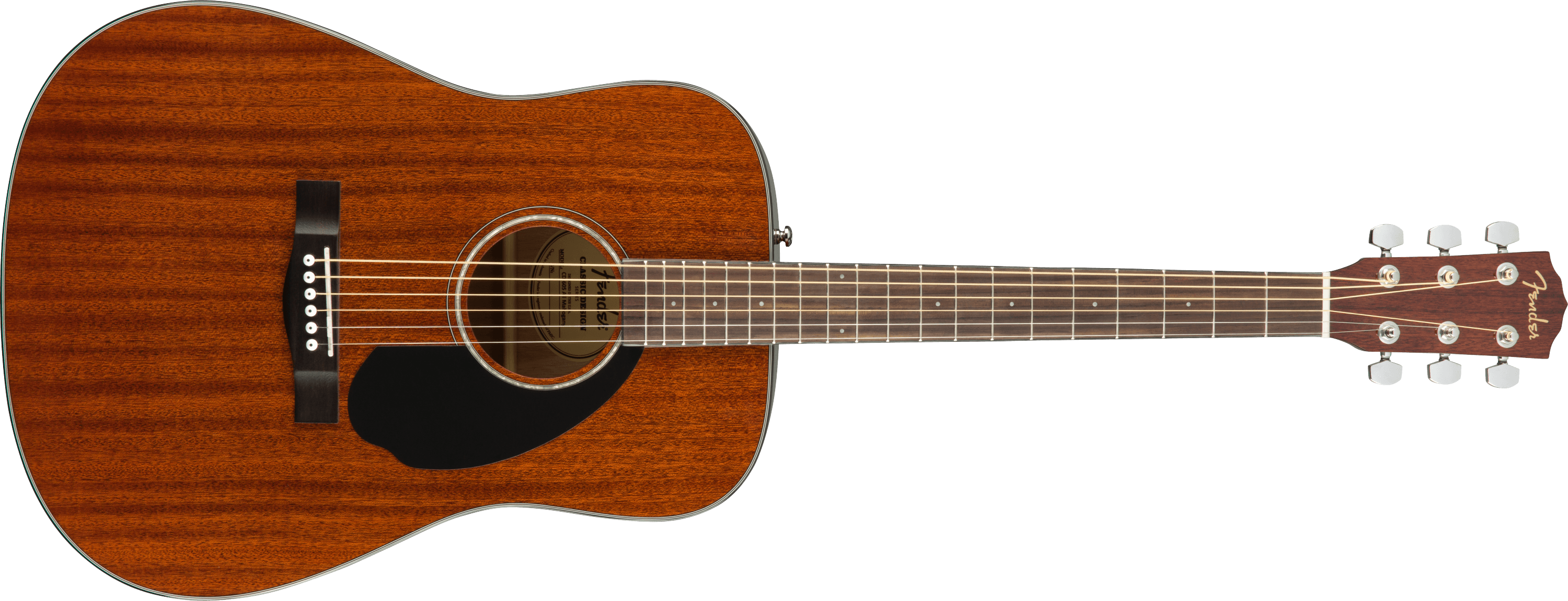Fender® CD-60S Dreadnought, All-Mahogany