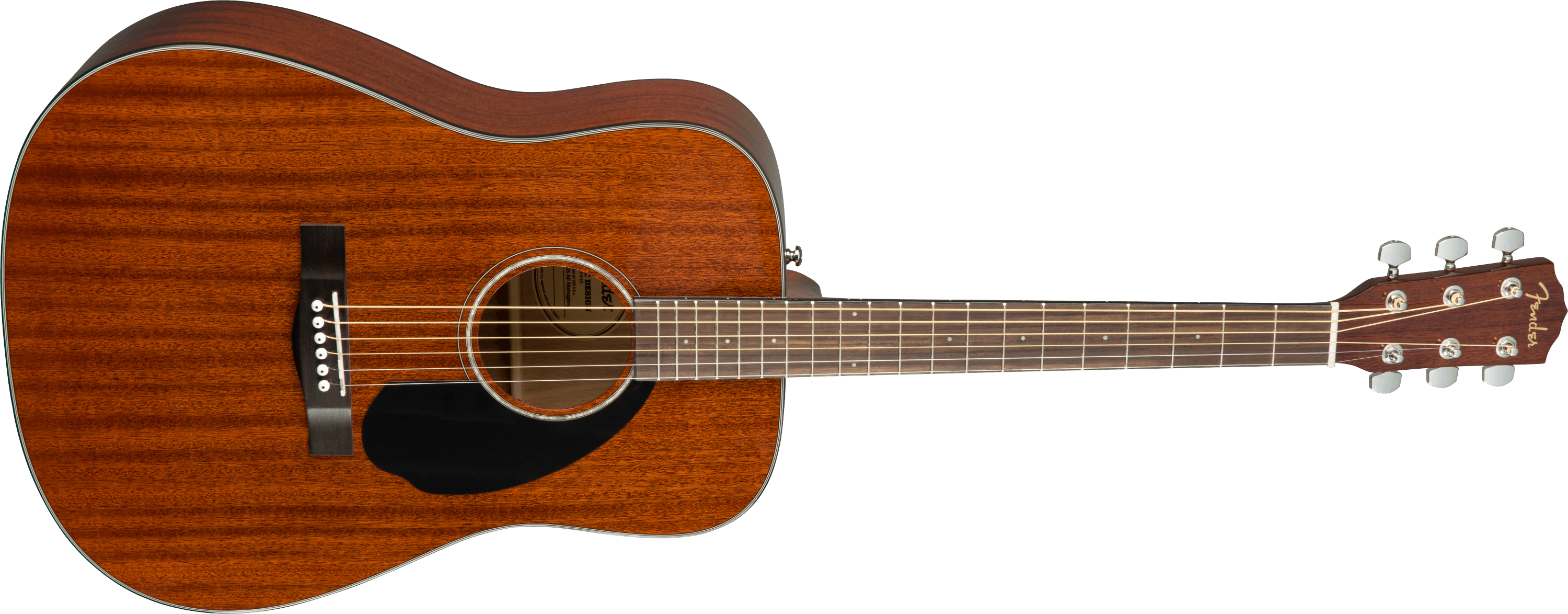 Fender® CD-60S Dreadnought, All-Mahogany