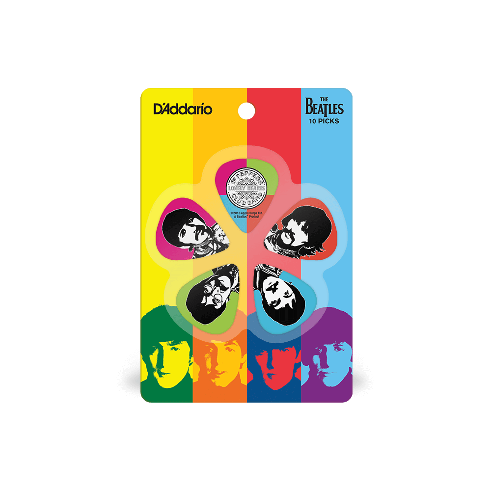 The Beatles Sgt. Pepper's Lonely Hearts Club Band 50th Anniversary Guitar Picks, 10-Pack