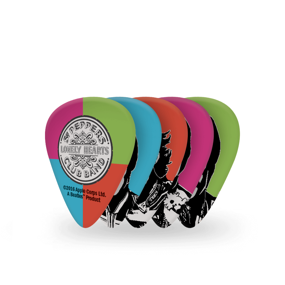 The Beatles Sgt. Pepper's Lonely Hearts Club Band 50th Anniversary Guitar Picks, 10-Pack