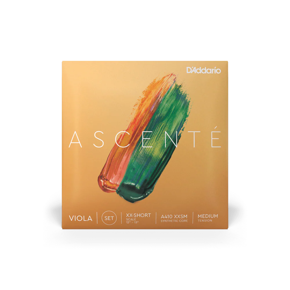 D'Addario Ascenté Viola String Set, Medium Tension