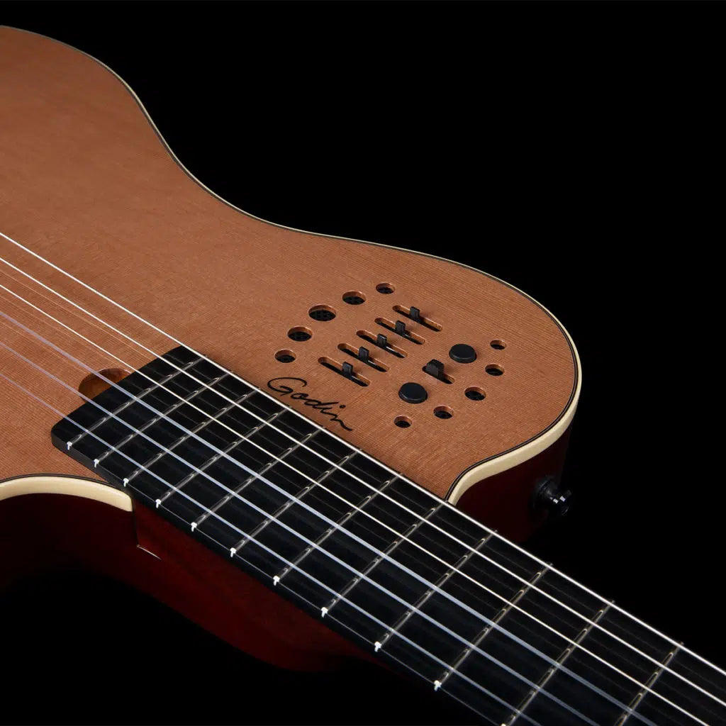 Godin MultiAc Grand Concert SA, Nylon String Acoustic-Electric Guitar - Natural
