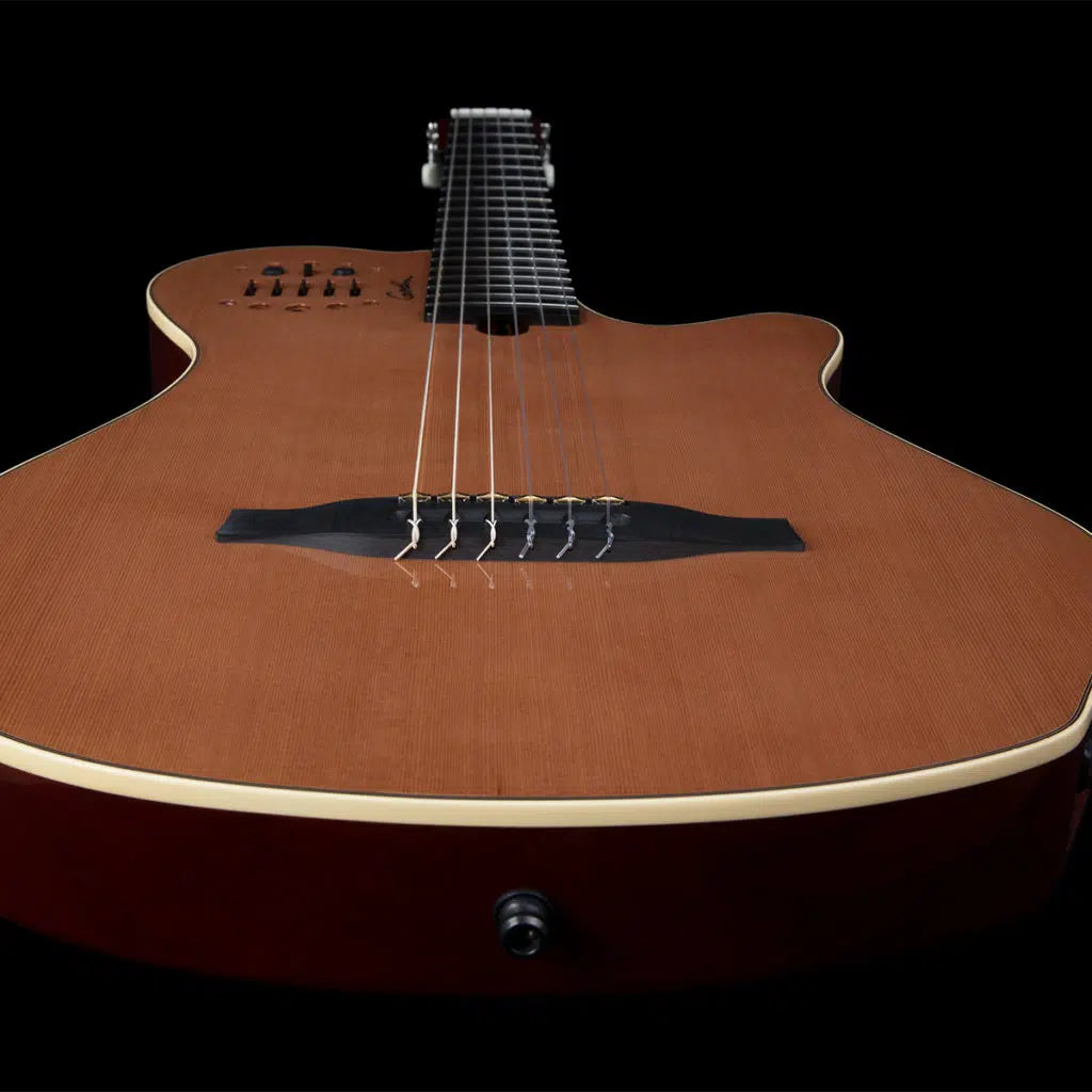Godin MultiAc Grand Concert SA, Nylon String Acoustic-Electric Guitar - Natural