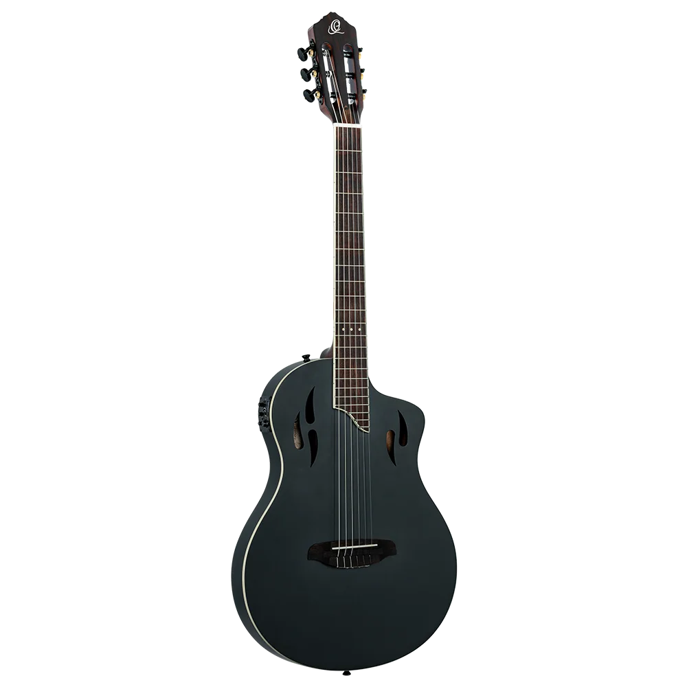 ORTEGA Tour Player Series Full Size Guitar Solid Okoume Satin Black