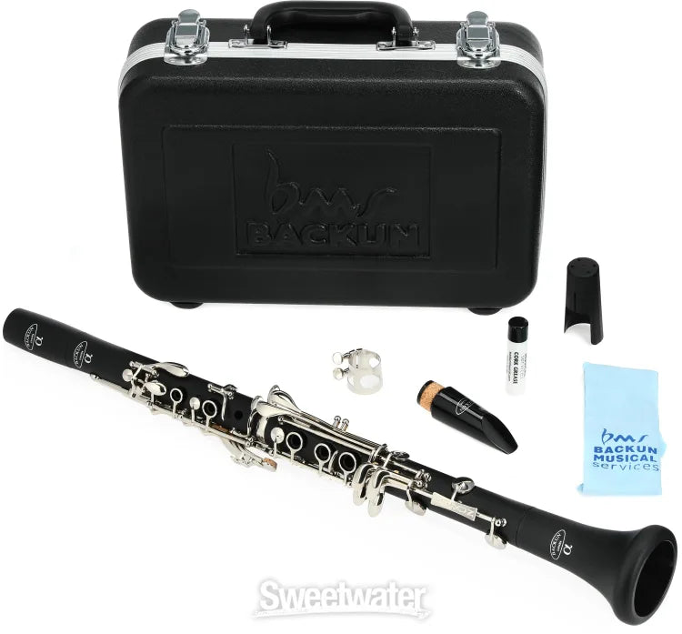 Backun Alpha Student Bb Clarinet with Nickel-plated Keys