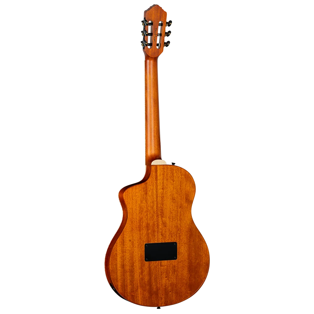 ORTEGA Tour Player Series Full Size Guitar Solid Okoume/ Flamed Maple Blue