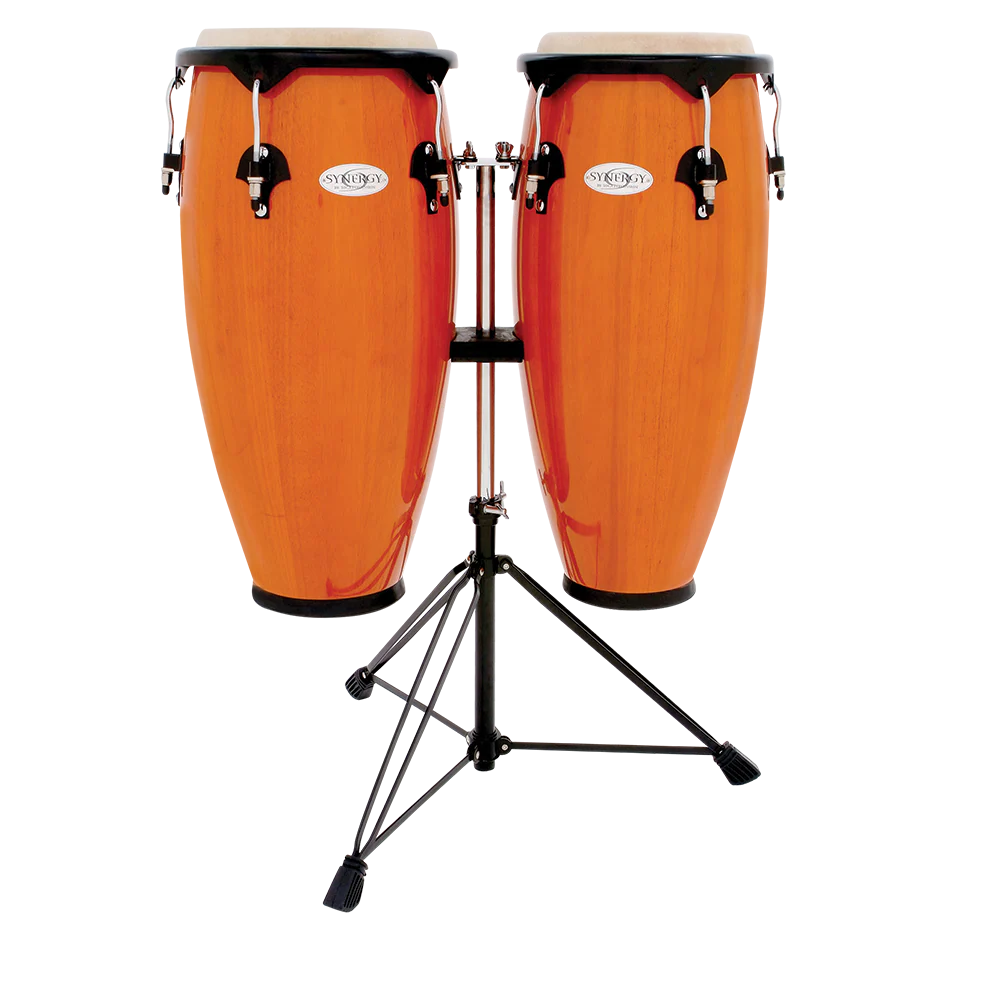 Toca 2300AMB Synergy Series Wood Conga Set w/Stand