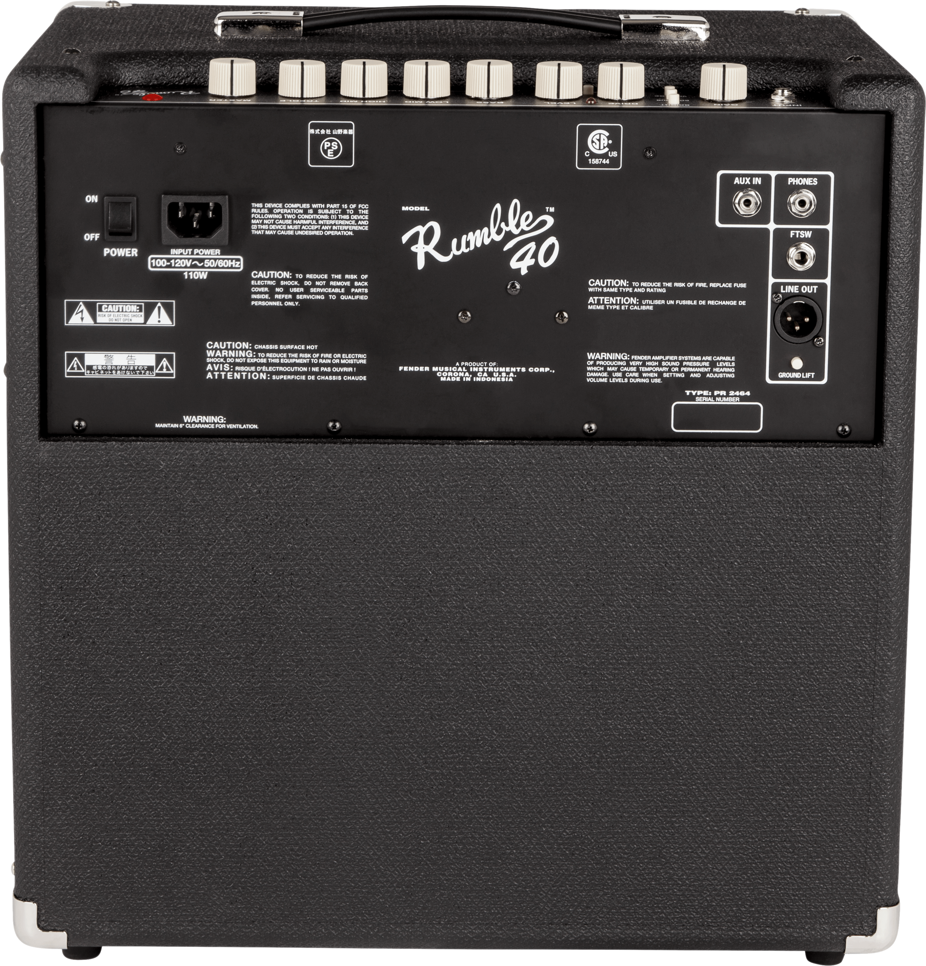 Fender Rumble 40 1 x 10-inch 40-watt Bass Combo Amp