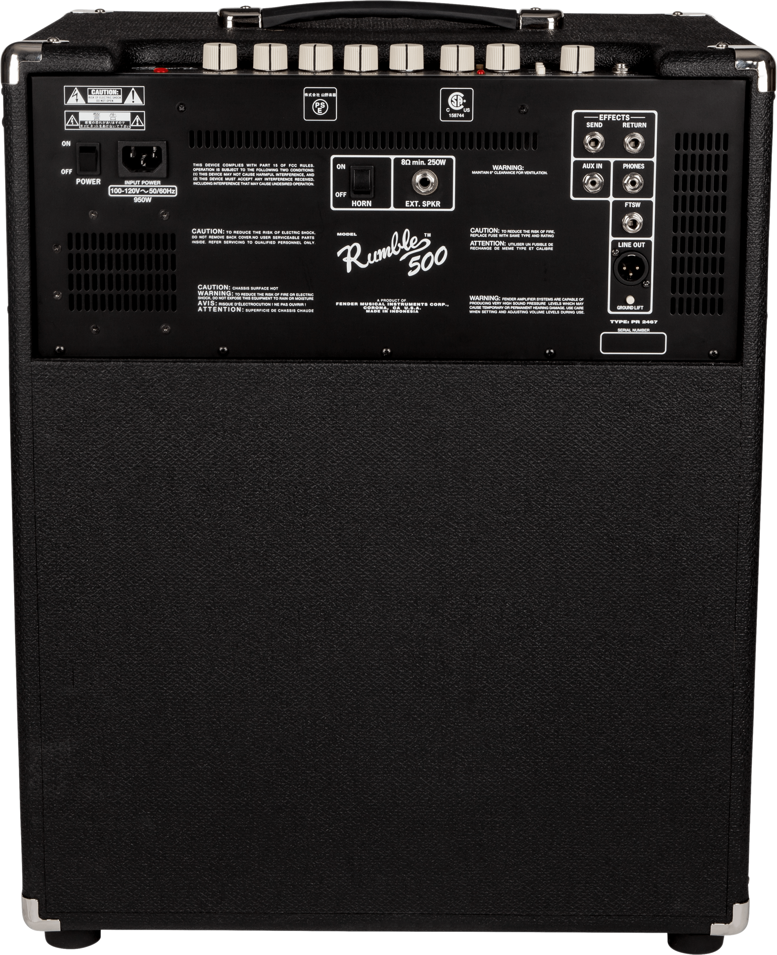 Fender Rumble 500 2 x 10-inch 500-watt Bass Combo Amp