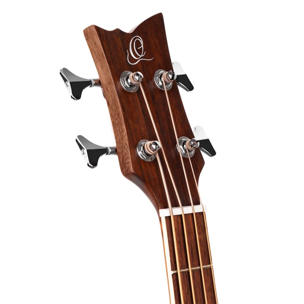 Ortega Acoustic Bass Deep Series 7 4-String Medium Scale Bass Spruce/ Mahogany Natural - D7CE-4