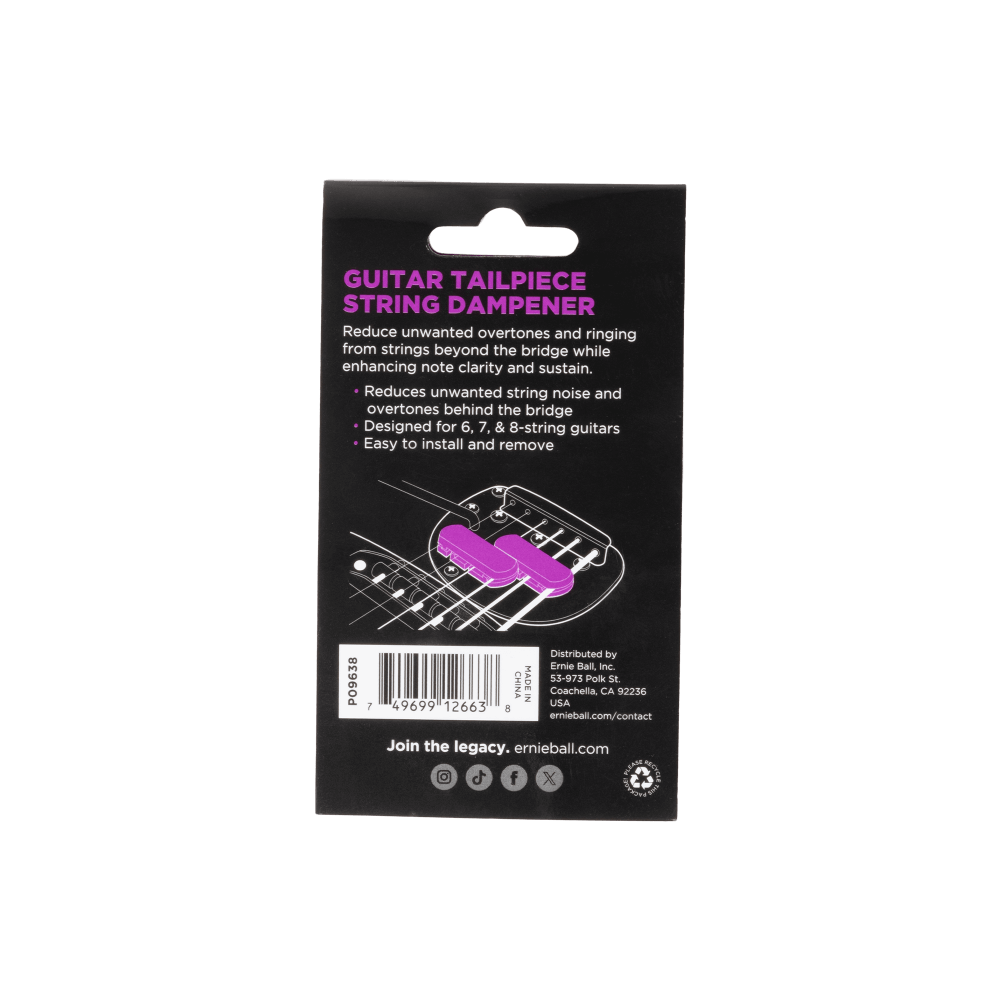 Ernie Ball String Dampener - Guitar Tailpiece