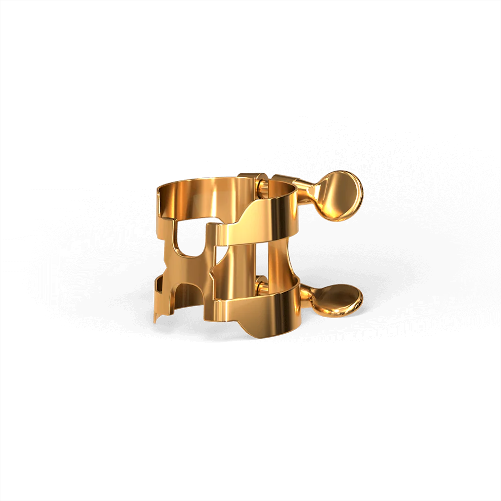 D’Addarío H-Ligature & Cap for Alto Saxophone Gold-Plated