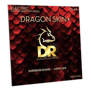 DR Strings Dragon Skin+ Quantum Nickel Coated Electric Guitar Strings