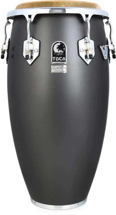 Toca Percussion Custome Deluxe Wood Tumba 12.5 inch Matte Grey