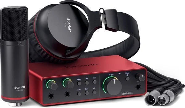 Focusrite Scarlett 2i2 Studio 4th Gen Recording Bundle
