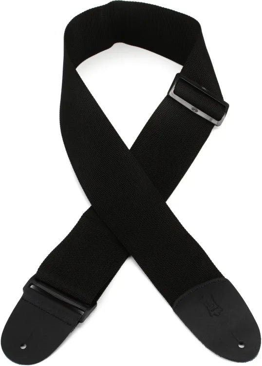 Levy's M8P3 Polypropylene Guitar Strap Black