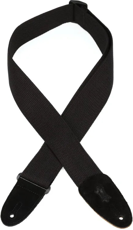 Levy's MC8 Cotton Guitar Strap Black