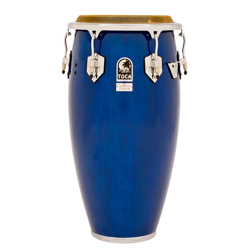 Toca Custom Deluxe Wood Conga Blue Wood