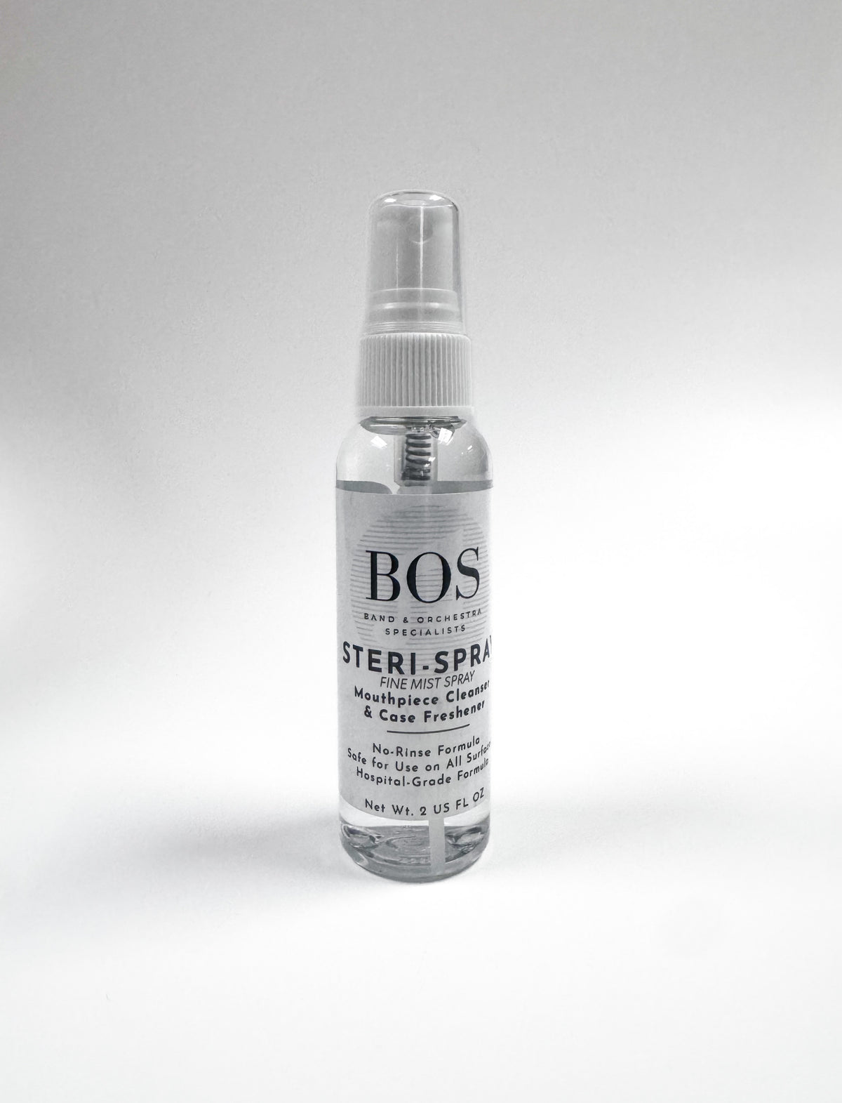 BOS Steri-Spray Mouthpiece Cleanser & Case Freshner - Small (2 Fl. Oz.)