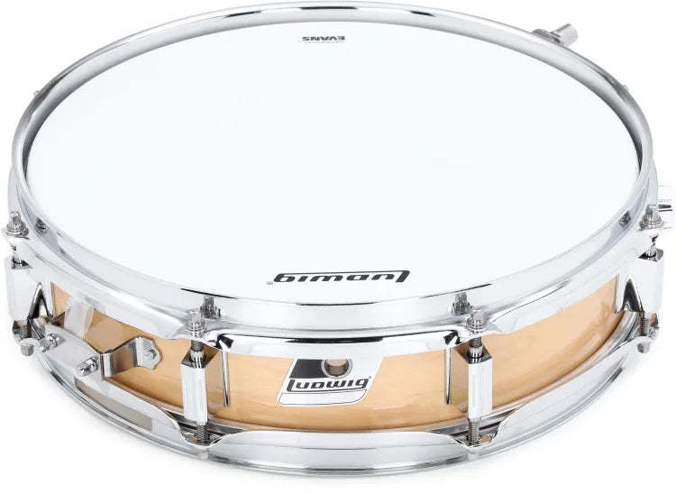 Ludwig Rocker Elite Piccolo Snare Drum 3 inches x 13 inches, Natural Maple Finish