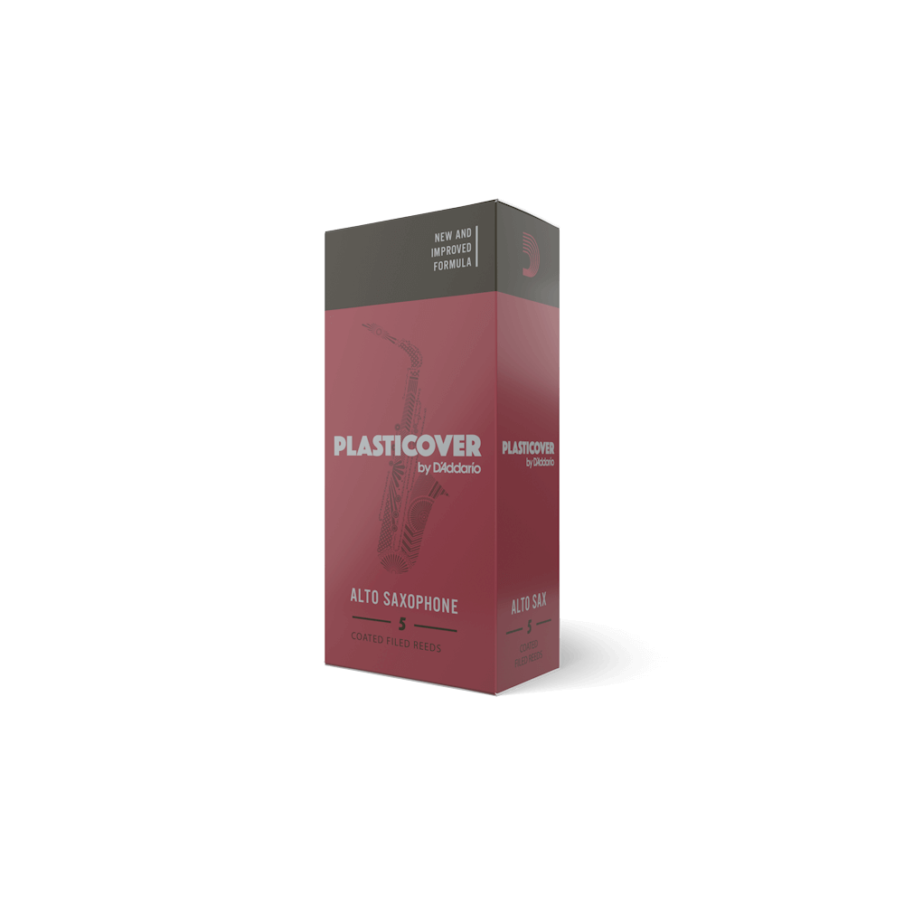 Plasticover by D'Addario Alto Saxophone Reeds, 5-Pack