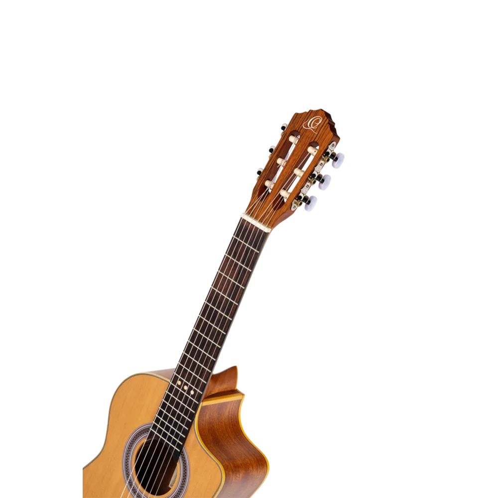 Ortega Requinto Series Requinto Size Guitar Cedar/ Sapele Natural - RQC25