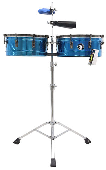 5d2 - TIMBAL 14'' X 15'' - BLUE/CHROME - 5d2-TBL1415S-CBL