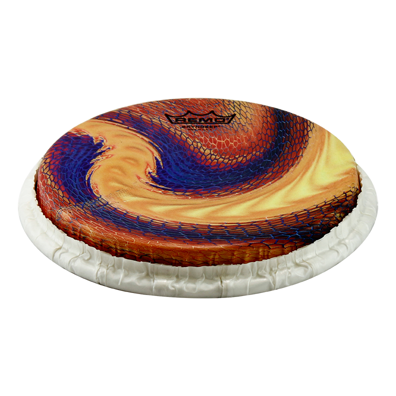 REMO Tucked Skyndeep Bongo Drumhead - Calfskin Graphic