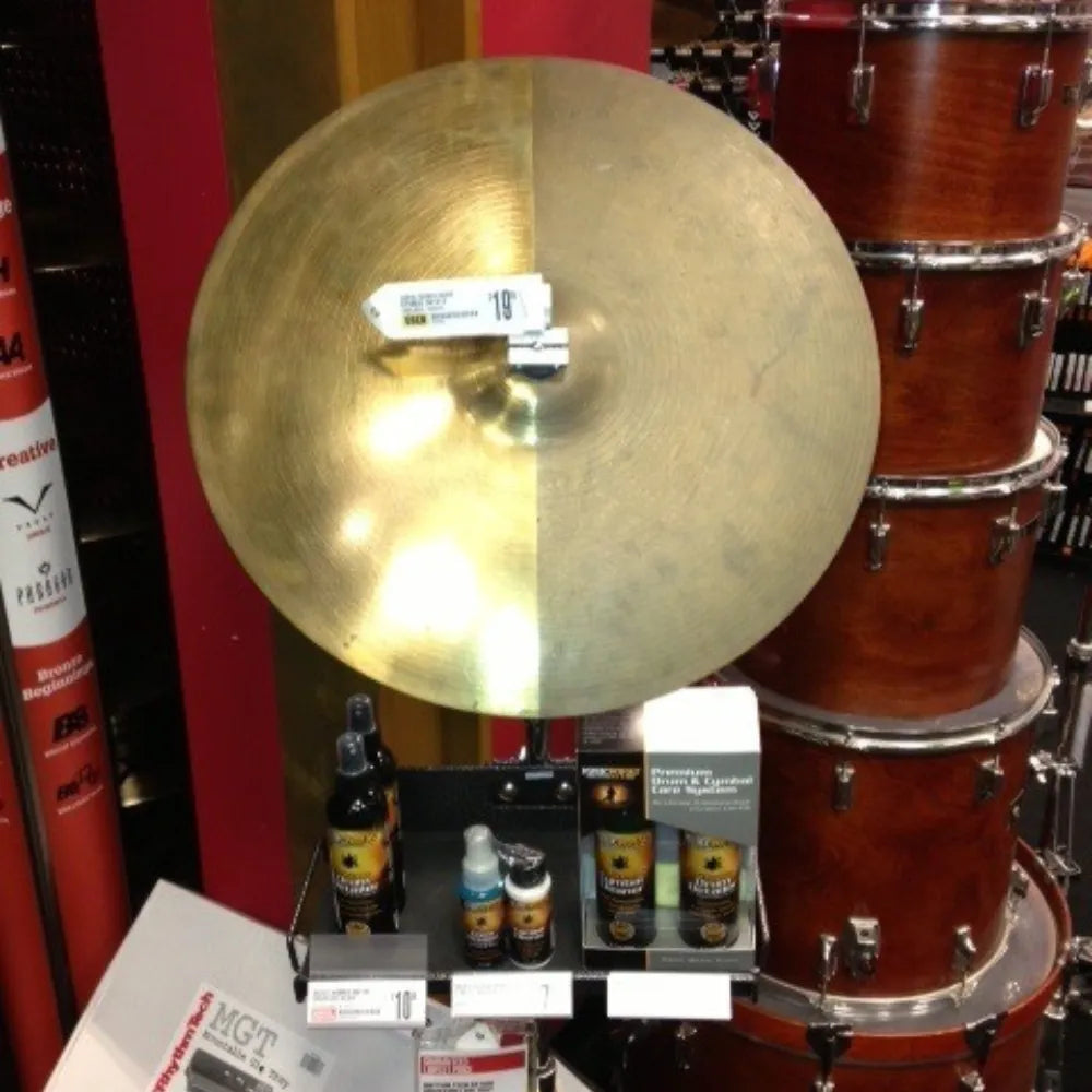 MusicNomad Cymbal Cleaner – Acid Free Cleaner, Polisher, Protectant for Brilliant Finishes