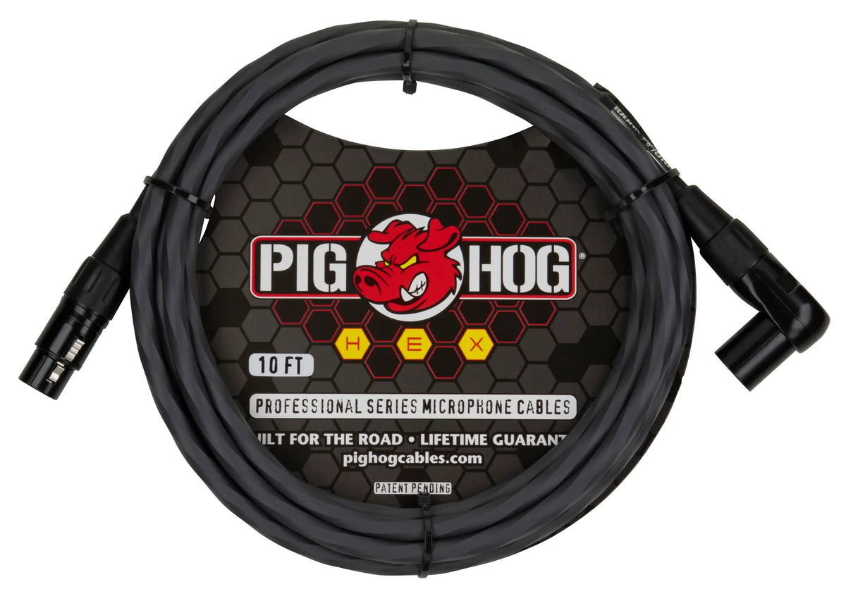 Pig Hog Hex Series Mic Cable - Grey