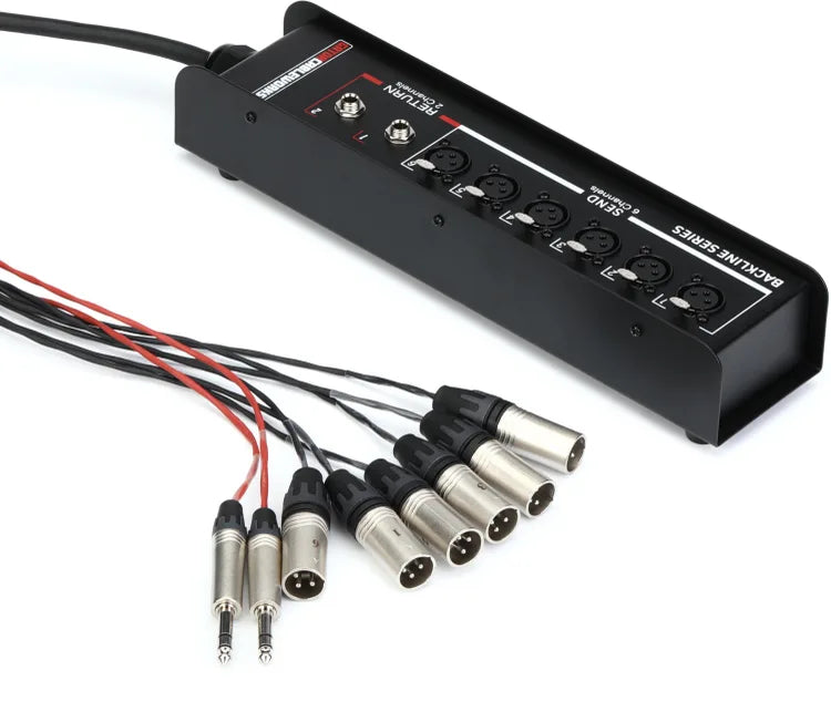 Gator Cableworks Backline Series 6 x 2 Drop Snake 20 foot