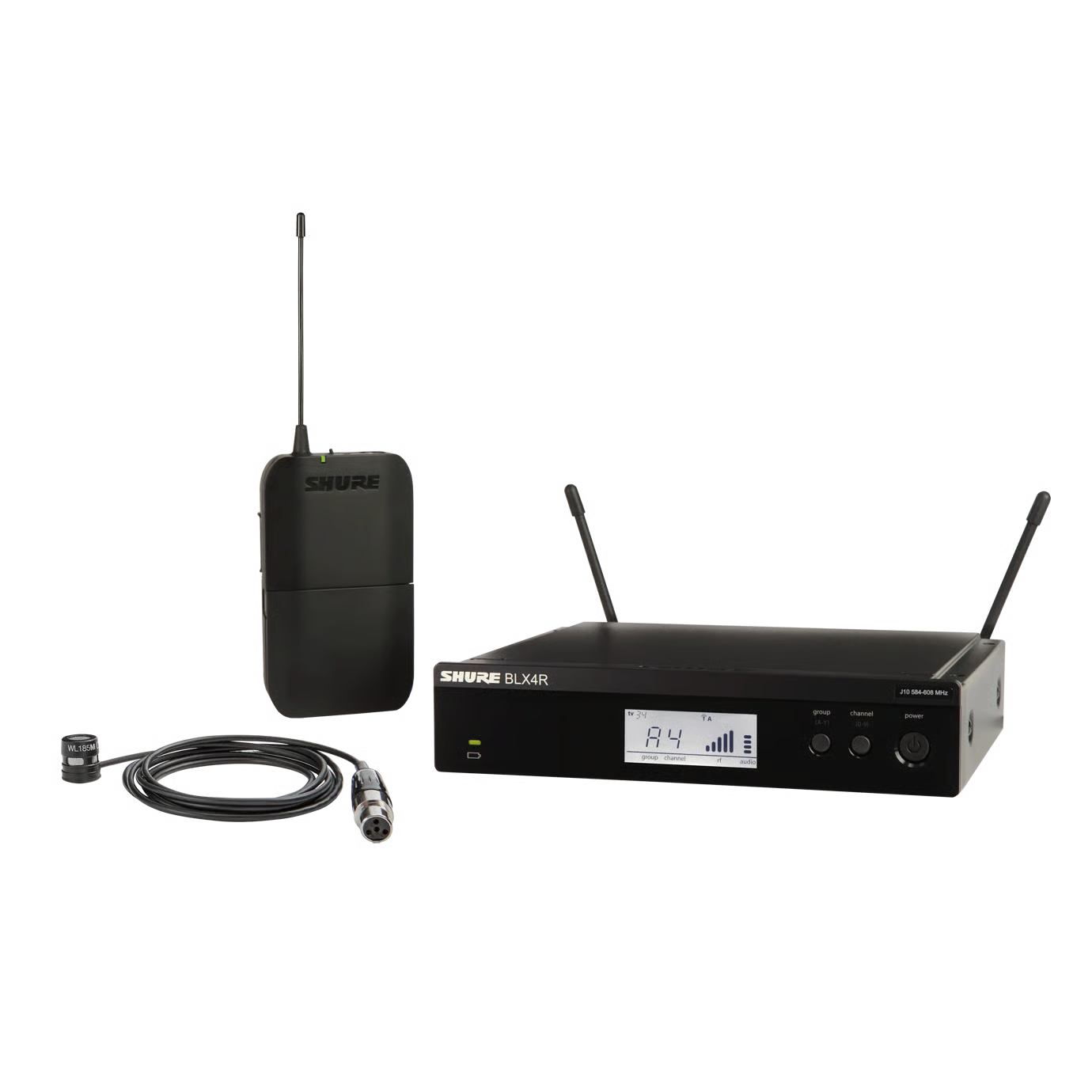 Shure BLX14R/W85M Wireless Lavalier Microphone System