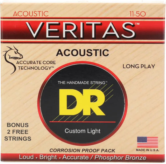 DR Strings Veritas Phosphor Bronze Acoustic Guitar Strings