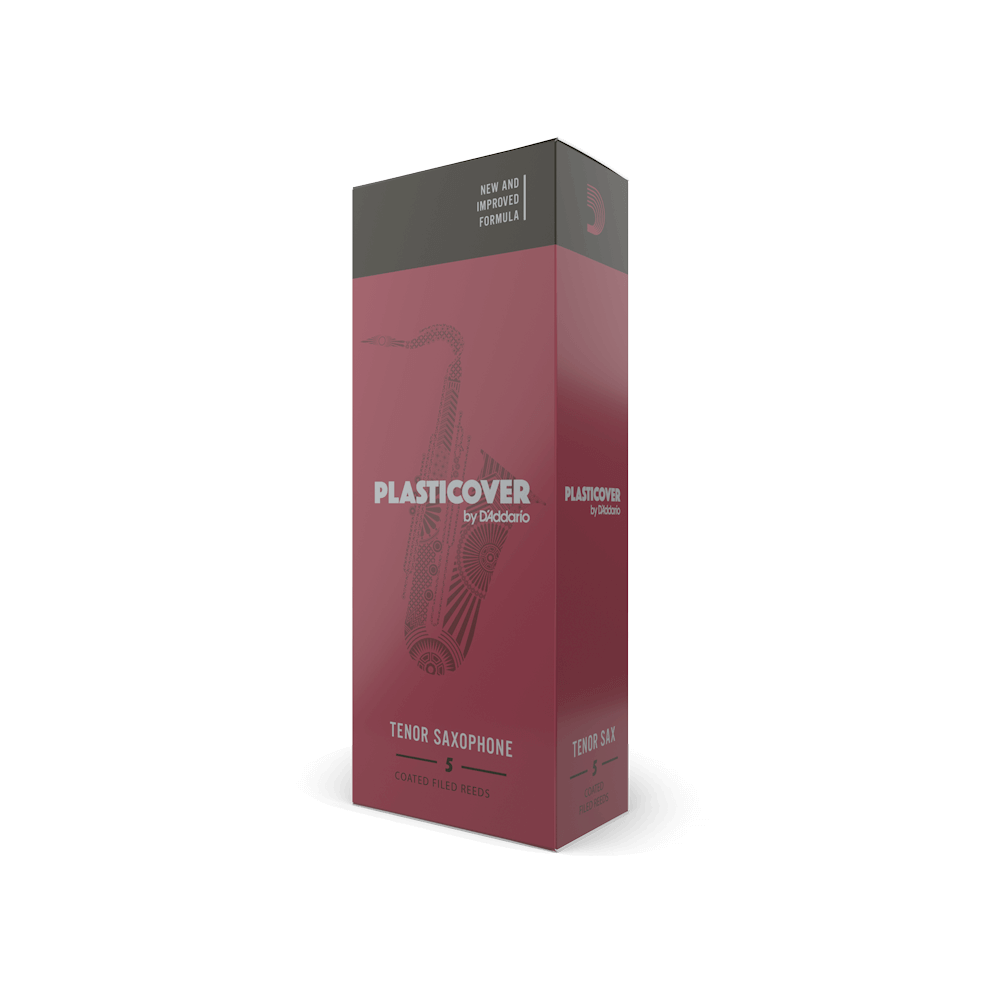 Plasticover by D'Addario Tenor Saxophone Reeds, 5-Pack