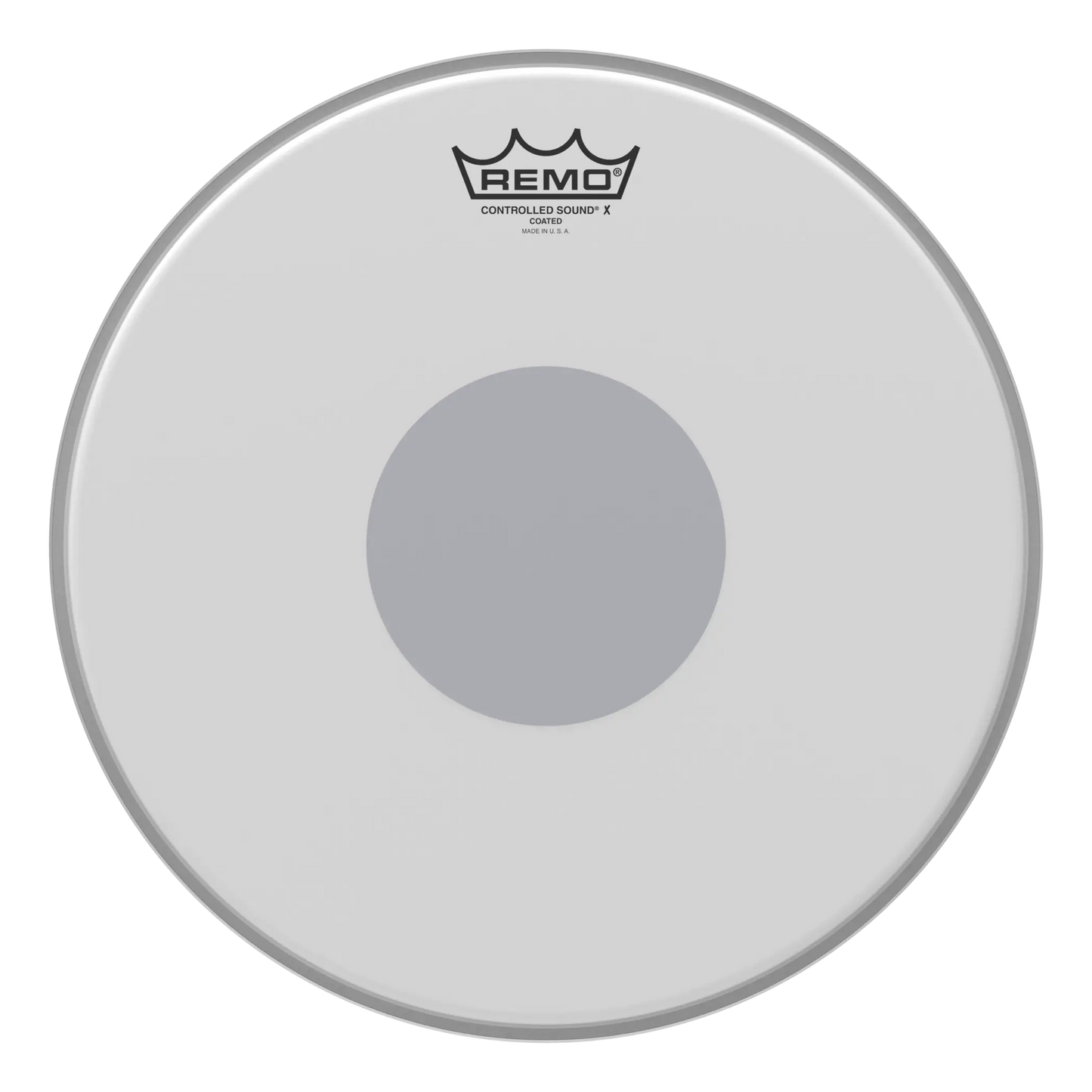 REMO Controlled Sound X Coated Black Dot Snare Drumhead - Bottom Black Dot