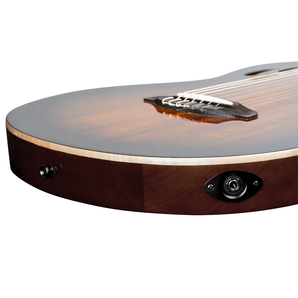 Ortega Tour Player Series Full Size Guitar Solid Okoume/ Acacia Burst