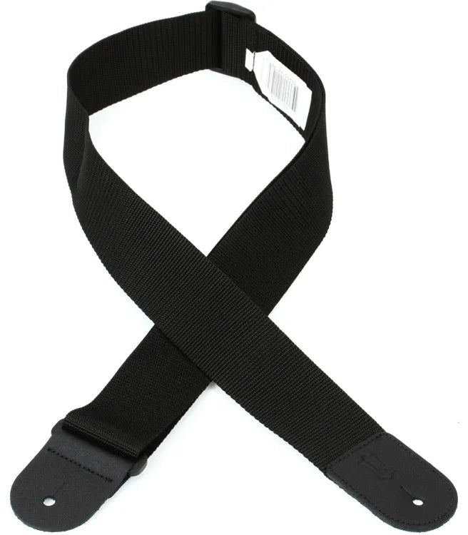 Levy's M8POLY Woven Polypropylene Guitar Strap Black