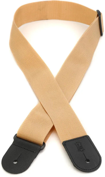Levy's M8POLY 2-inch Woven Polypropylene Guitar Strap Tan