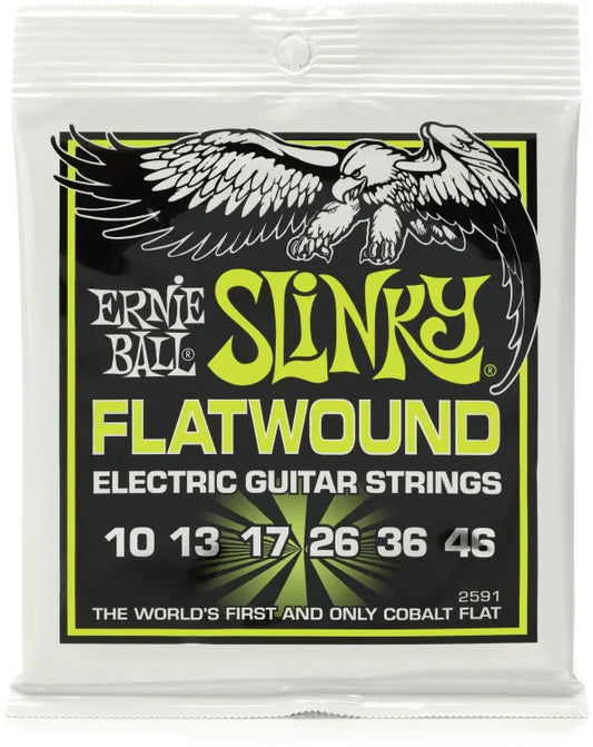 Ernie Ball Slinky Cobalt Flatwound Electric Guitar Strings
