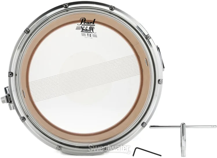 Pearl Championship Maple FFX Marching Snare Drum 13 x 11 inch Pure White