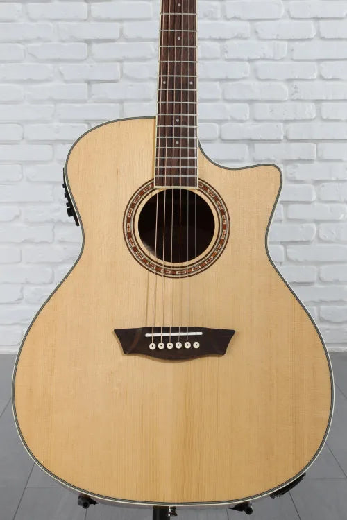 Washburn Harvest Grand Auditorium Acoustic-electric Guitar - Natural