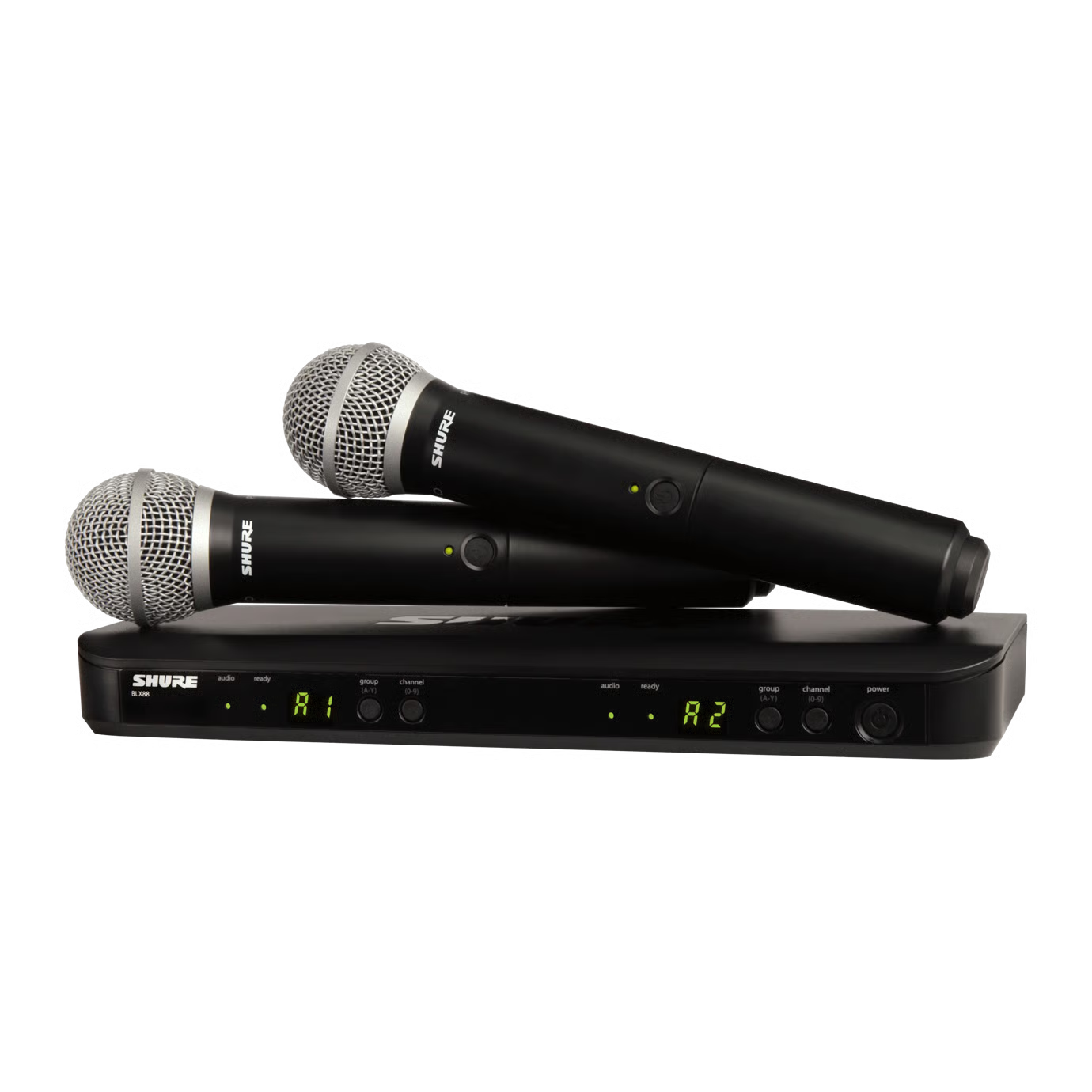 Shure BLX288/PG58 Wireless Dual Vocal System with two PG58 Handheld Transmitters