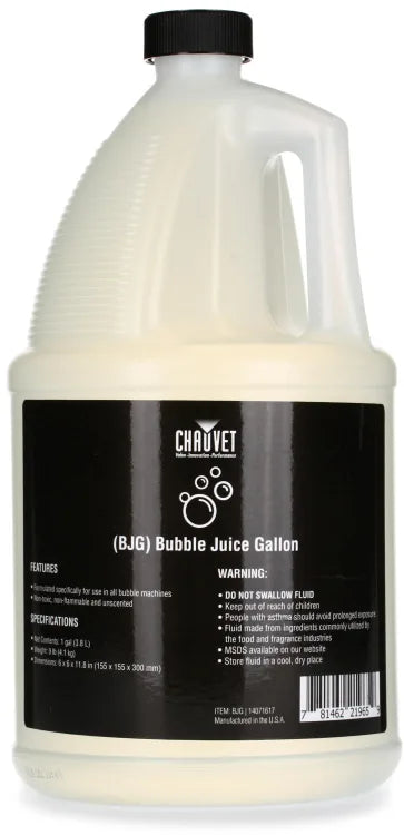 Chauvet DJ BJG Bubble Fluid - 1 Gallon