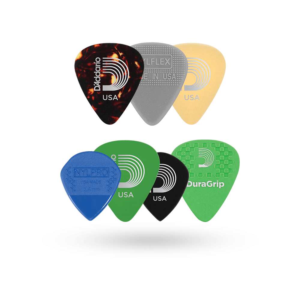 Guitar Pick Variety pack Medium Gauge, 7-Pack